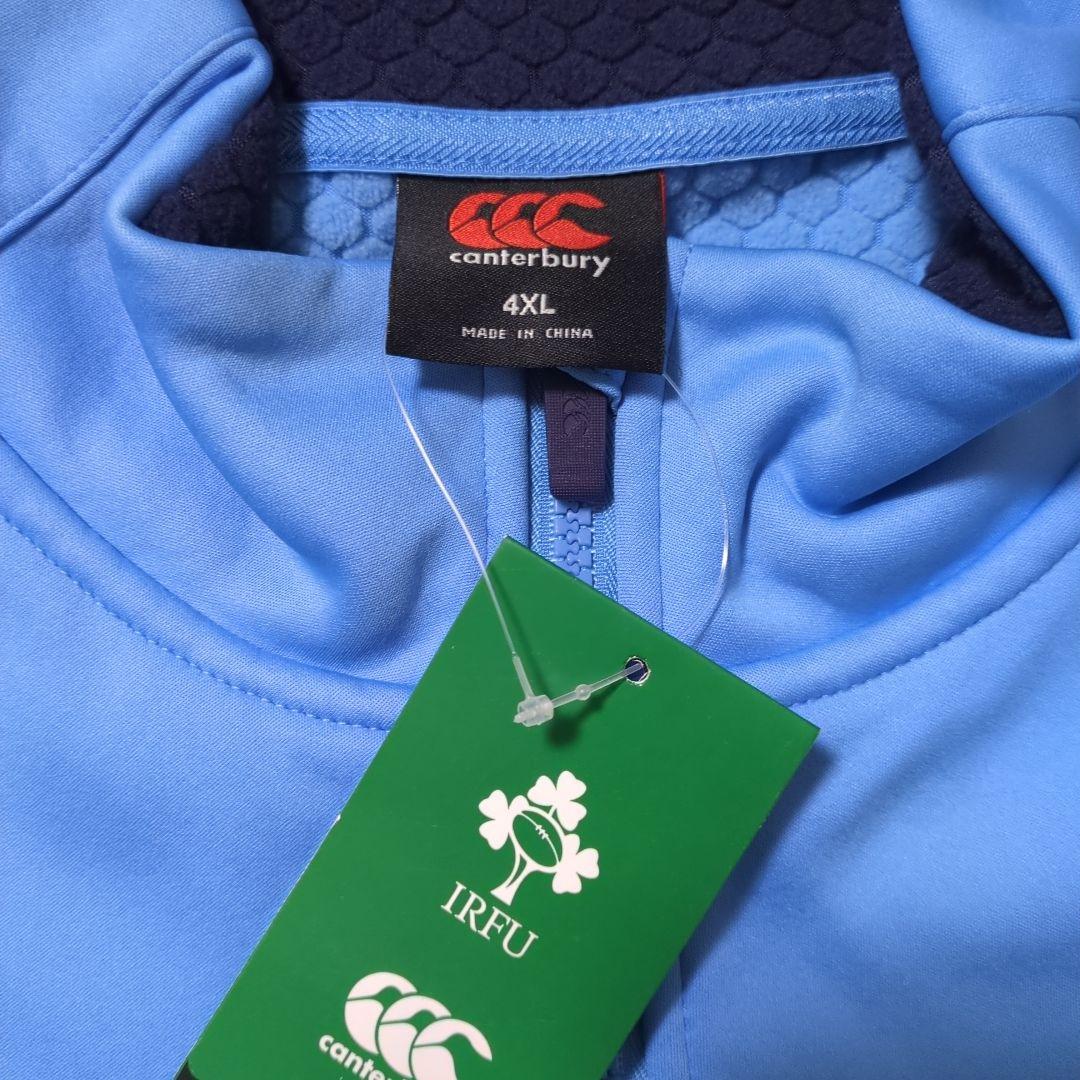 【新品サイズ4XL】アイルランド代表 23/24 1/2ZIPトレーニングトップ
