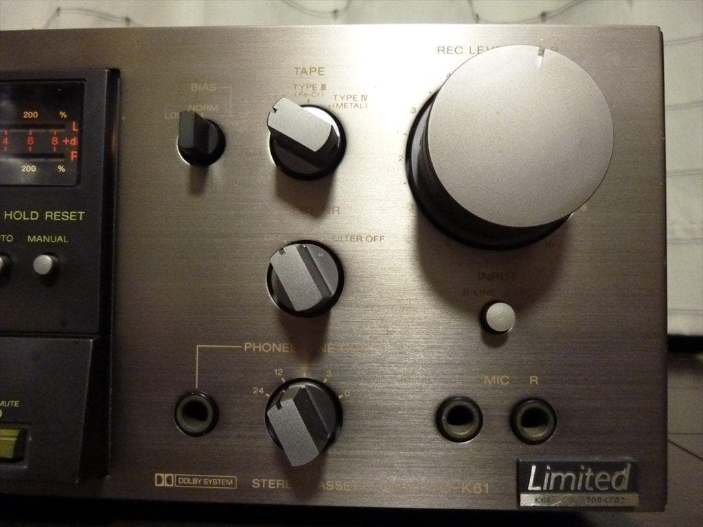 SONY ソニー カセットデッキ TC-K61 限定モデル 修理済 全機能動作