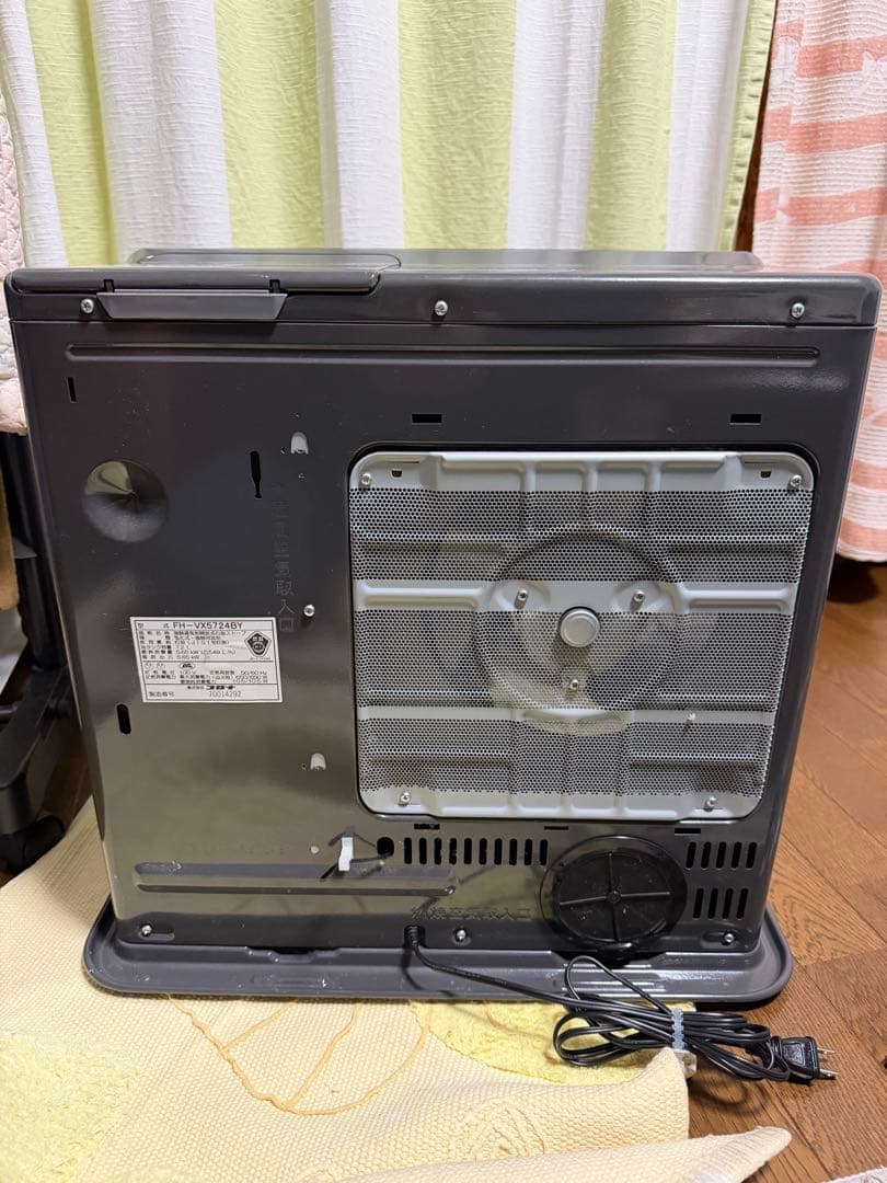 CORONA 石油ファンヒーター グレー FH-VX5724BY