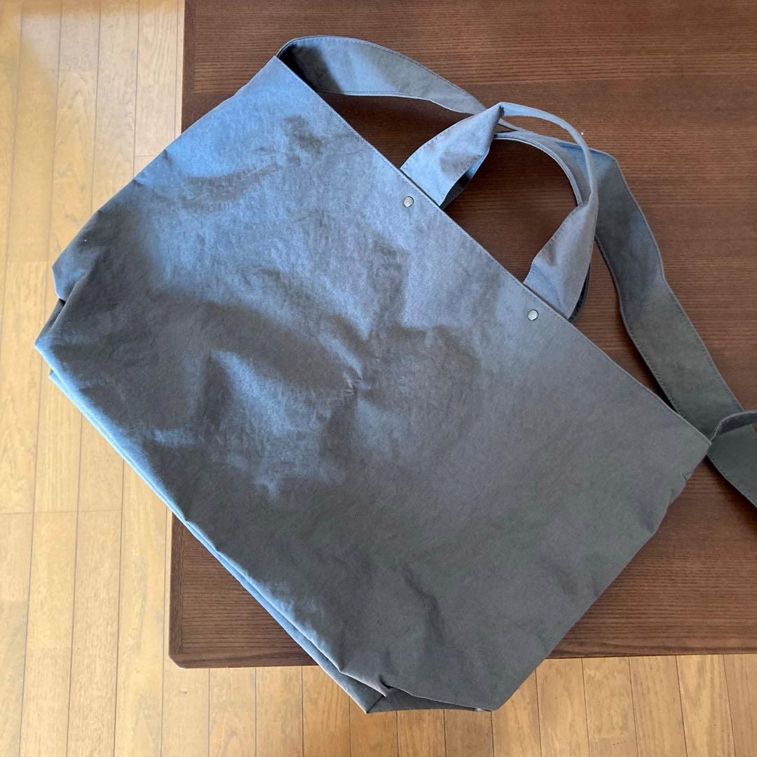 THREE グレー トートバッグ エコバッグ