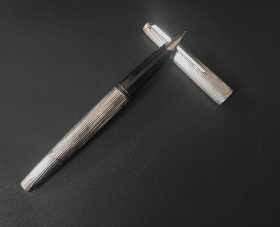 良品 モンブラン 925シルバー 1266 万年筆 1866 ボールペンセット