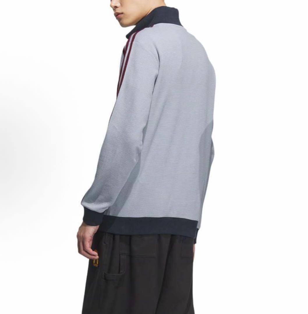 日本未発売L Adidas 長袖ジャケット シルバーグレー KB8953