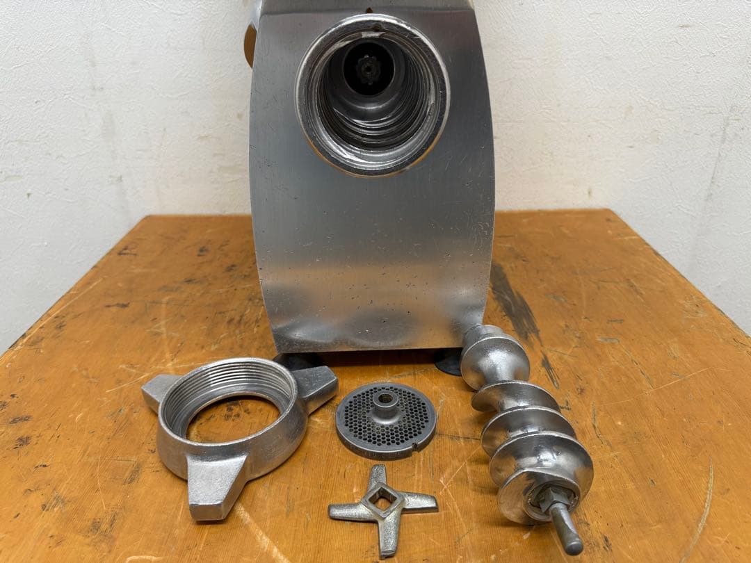 なんねつ　南常　ミートチョッパー　２００V　ミンチ　挽肉　食品加工　M-22E