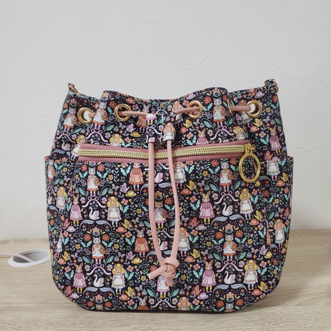 ハンドメイド ドロストショルダーバッグ Florestina マイリトルテイラー