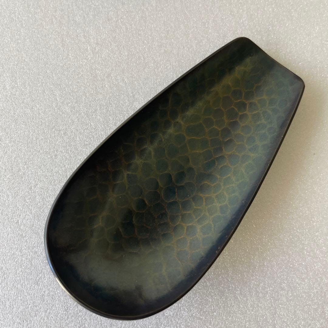 【玉川堂】✴︎未使用✴︎紫金鎚肌 銅製 茶器揃 燕鎚起銅器