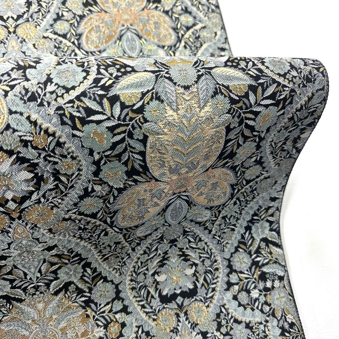 専用帯5135 ●服部織物謹製 高級 正絹 落款 六通 袋帯