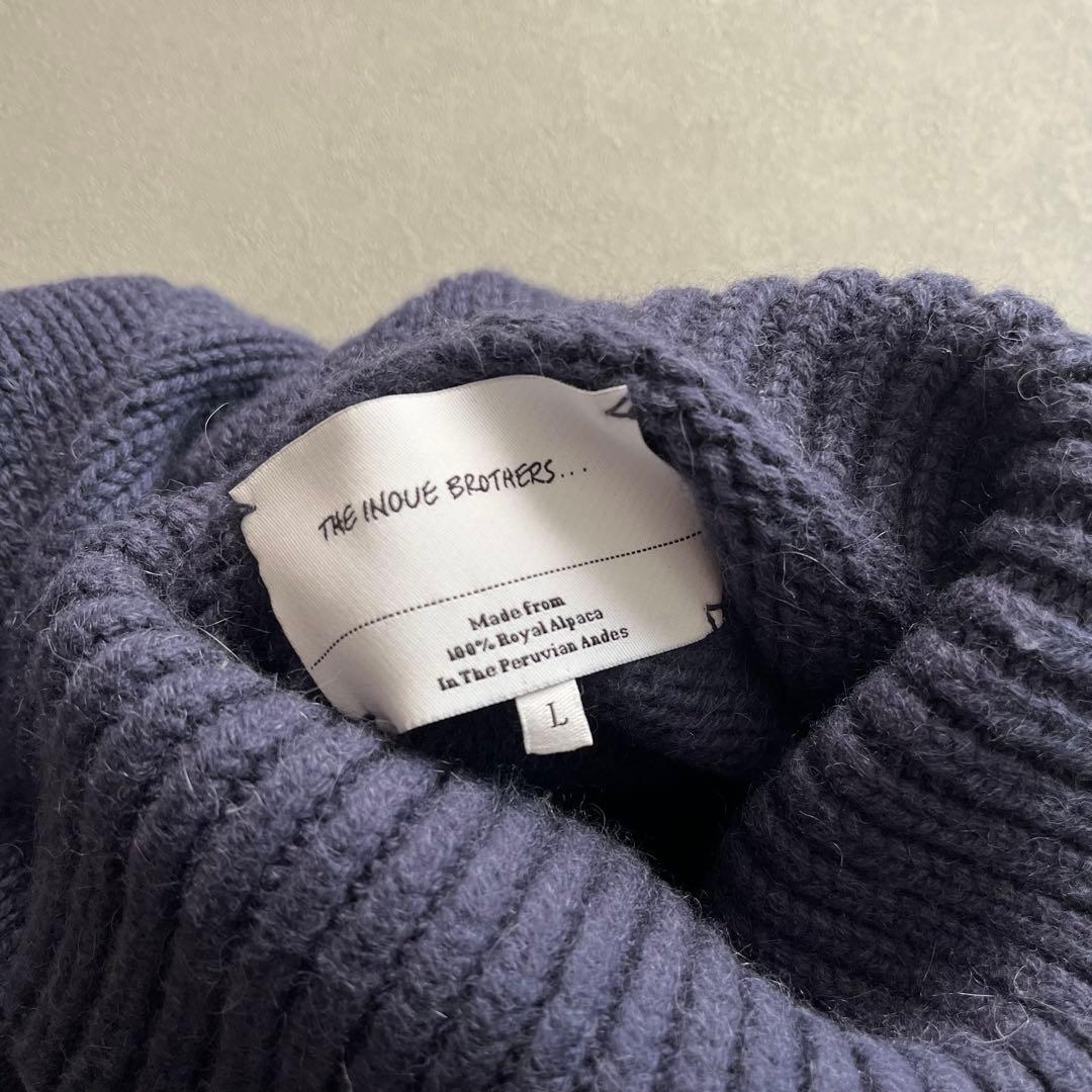 The Inoue Brothers タートルネック　ニット　L navy