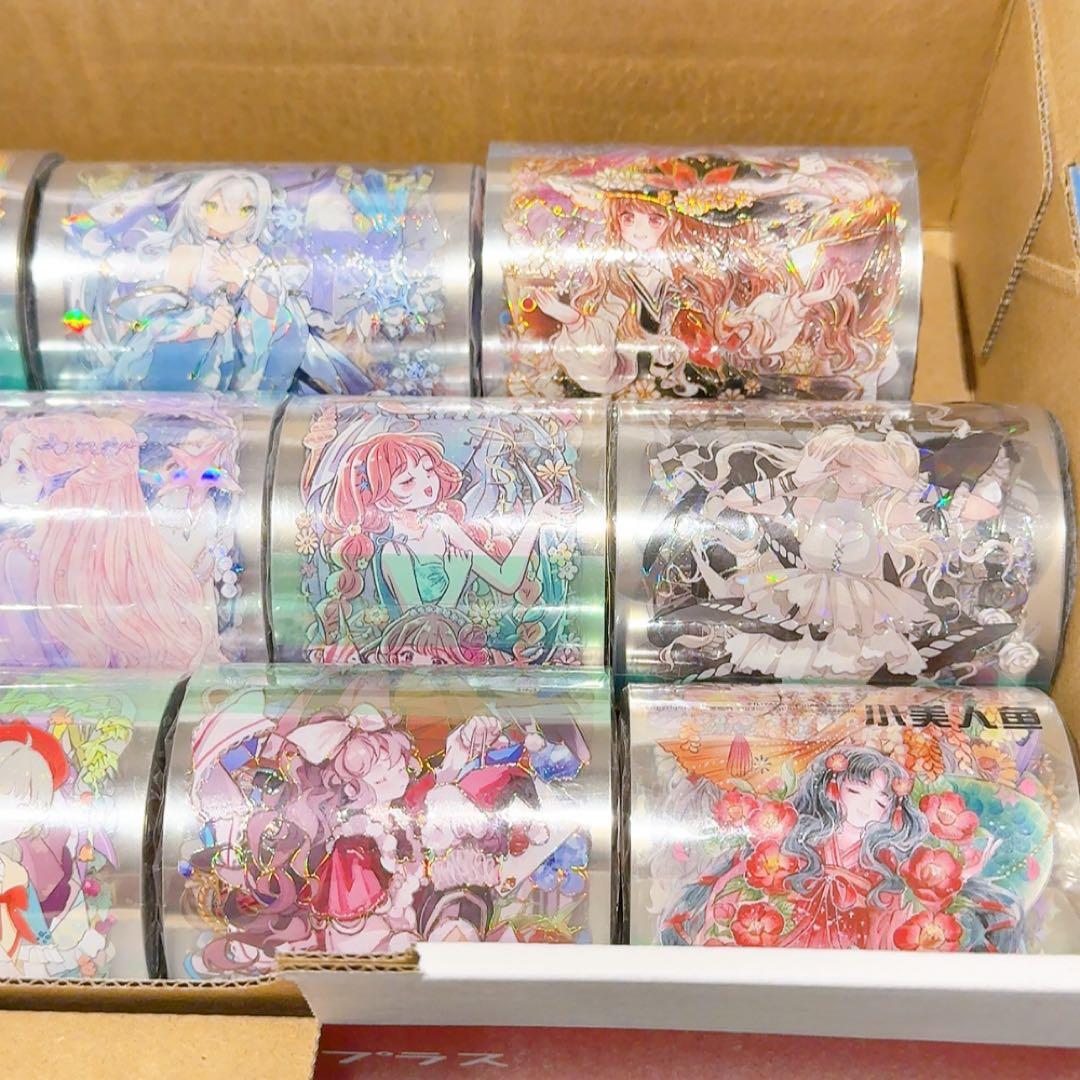 桜*゜様 【かわいい系セット】人物マステ 海外マステ 新品 11巻 まとめ売り