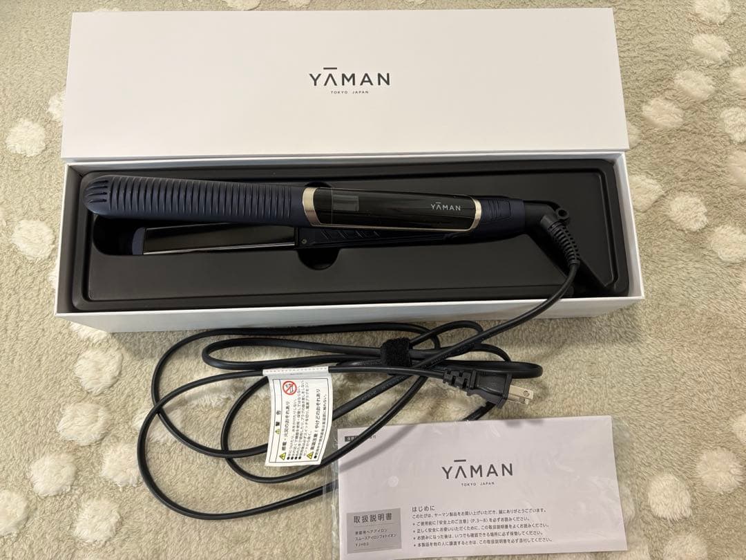 【YAMAN ヤーマン】 ストレートヘアアイロン ネイビー