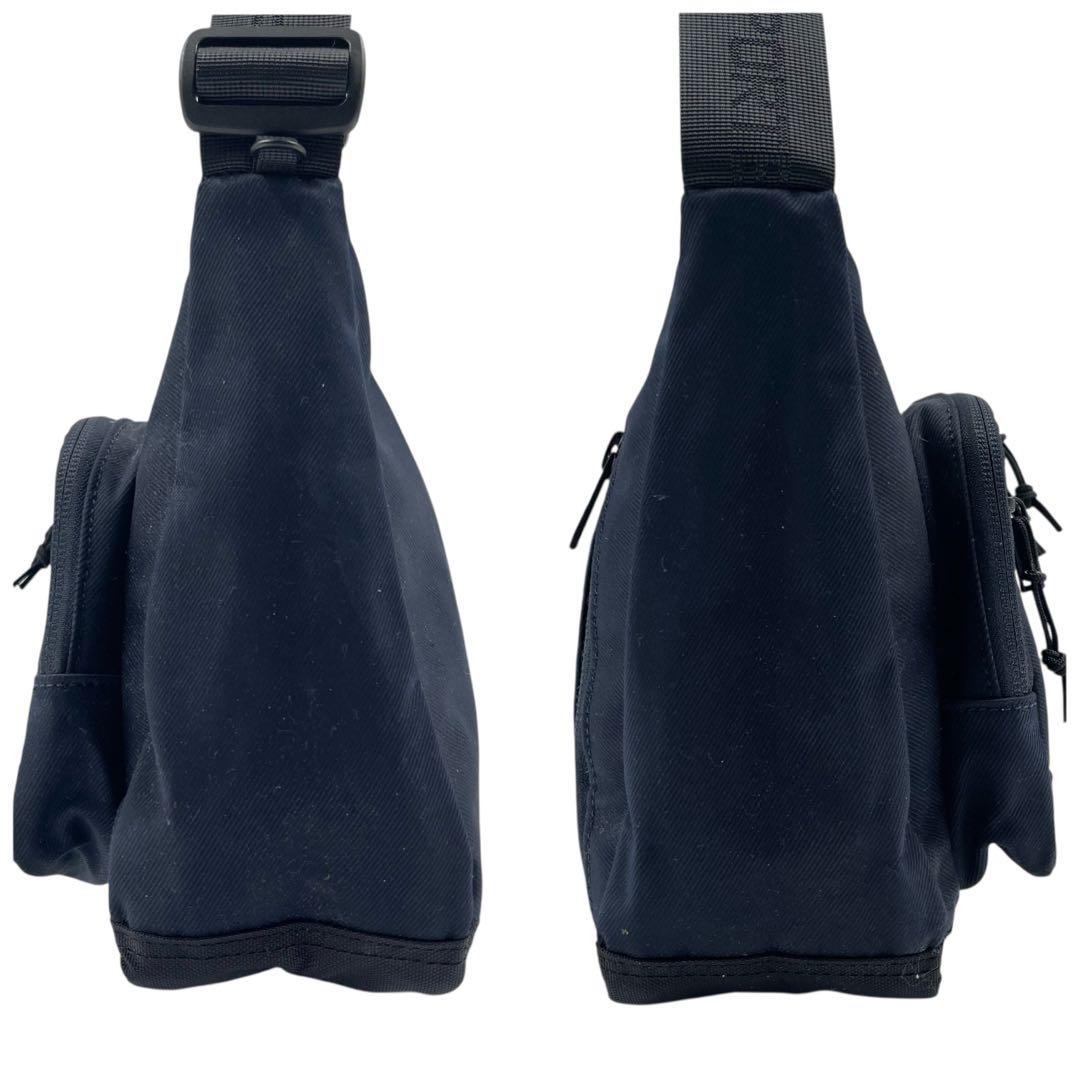 【美品】 ポーター フロント Sサイズ ショルダーバッグ アイアンブルー 廃盤