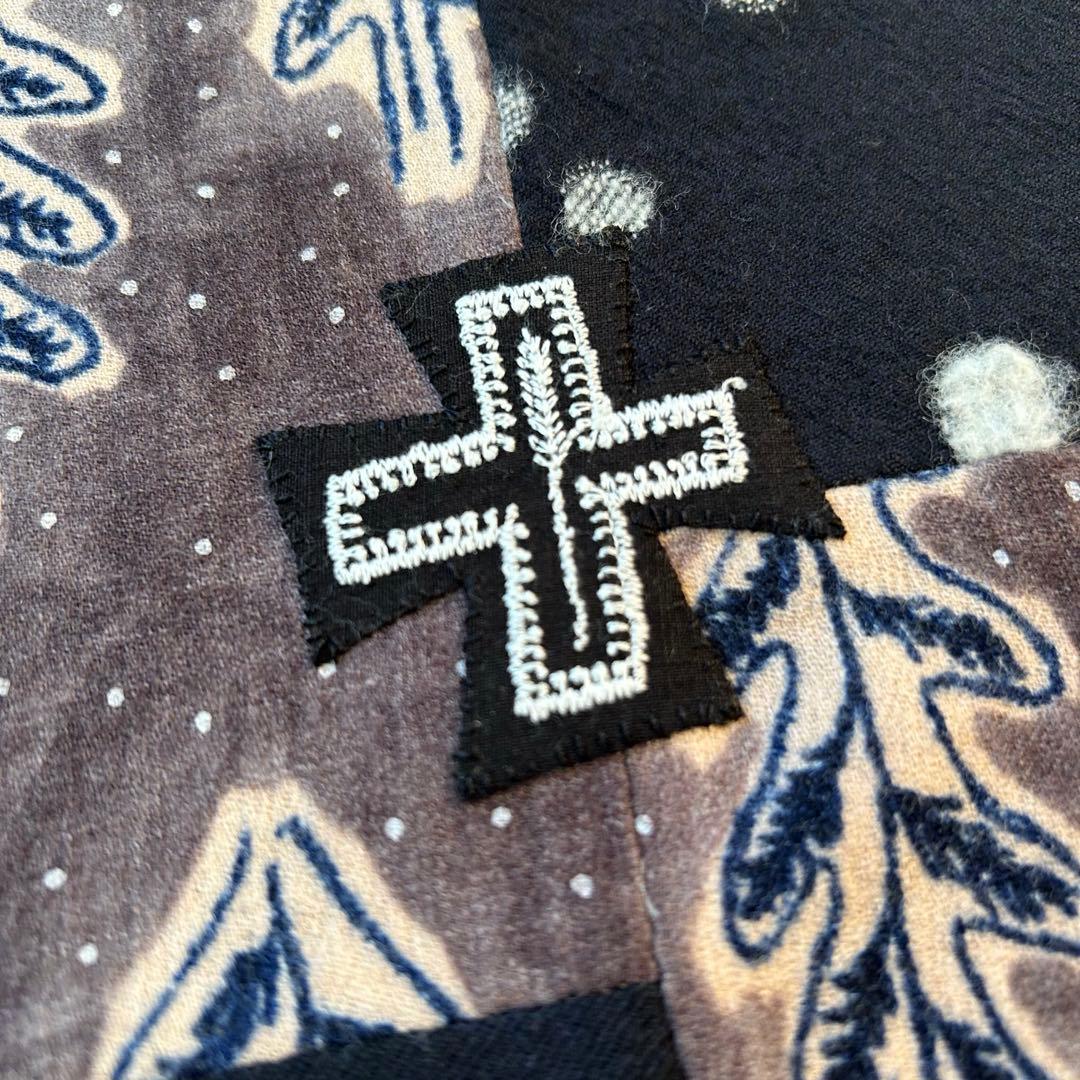 雪のある風景を楽しむバスケットカバー＊ミナペルホネンハギレ＊フリーカバー