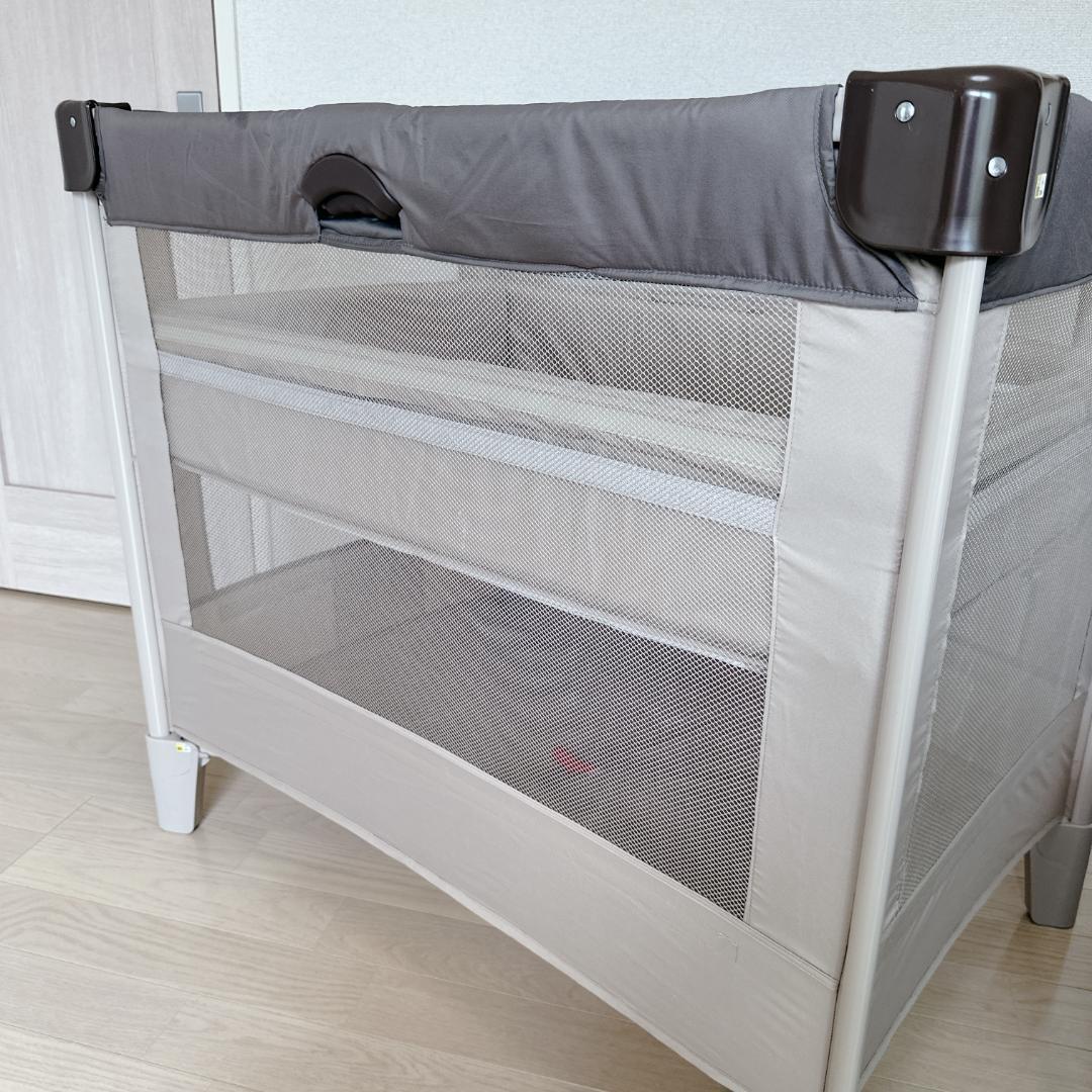 【美品】Aprica アップリカ ココネルエアー ベビーベッド