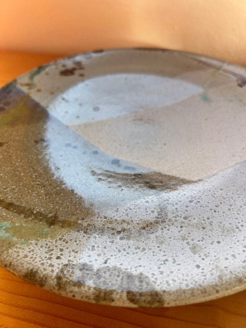 沖縄やちむん直径約26cmケーキスタンドにも！可愛い色合い！！