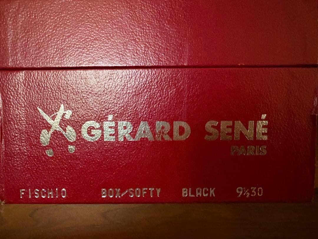GÉRARD SENÉ PARIS 革靴 黒 9½30 シューキーパー/箱付