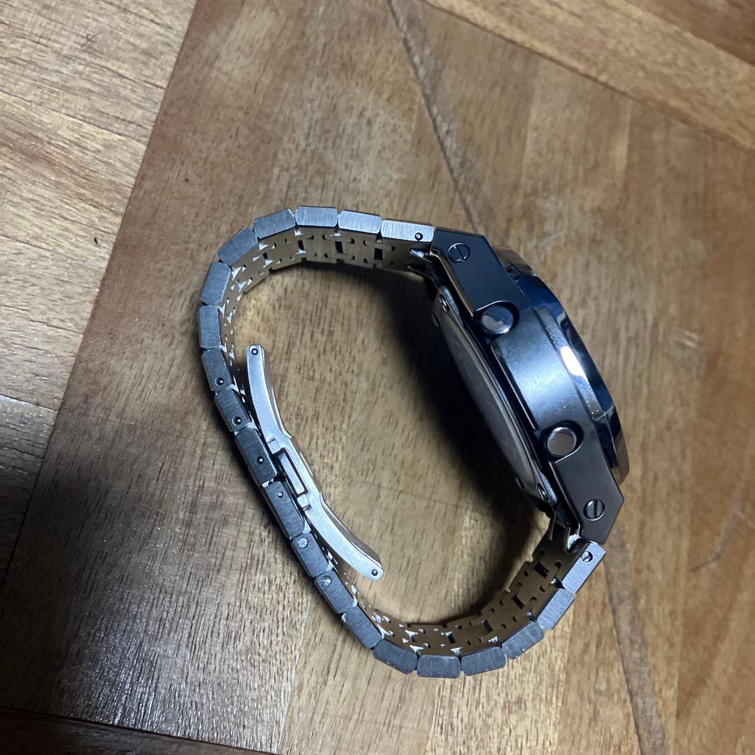 カシオーク　ステンレススチール シルバー/ブルー