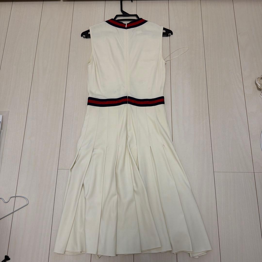 タグ付き✨️GUCCI グッチ　ウェブストライプ　ジャージードレス S