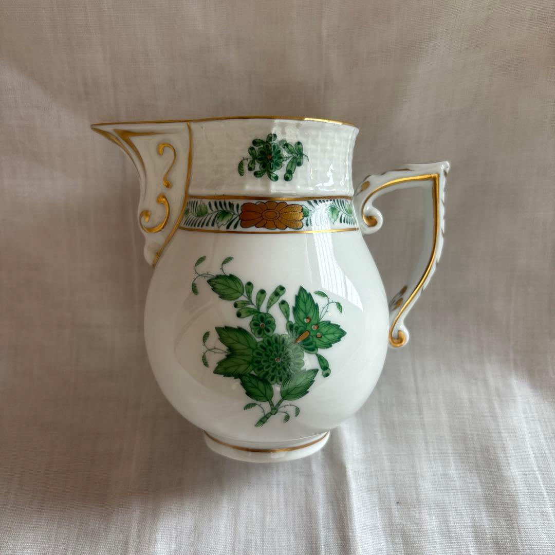 ヘレンド　クリーマー・ボンボニエール・トレーセット