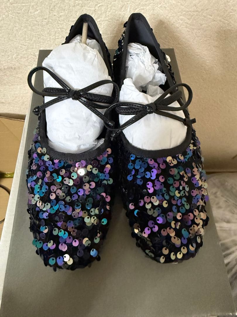 UNITED ARROWS SY スパーコールバレエフラット10 22cm