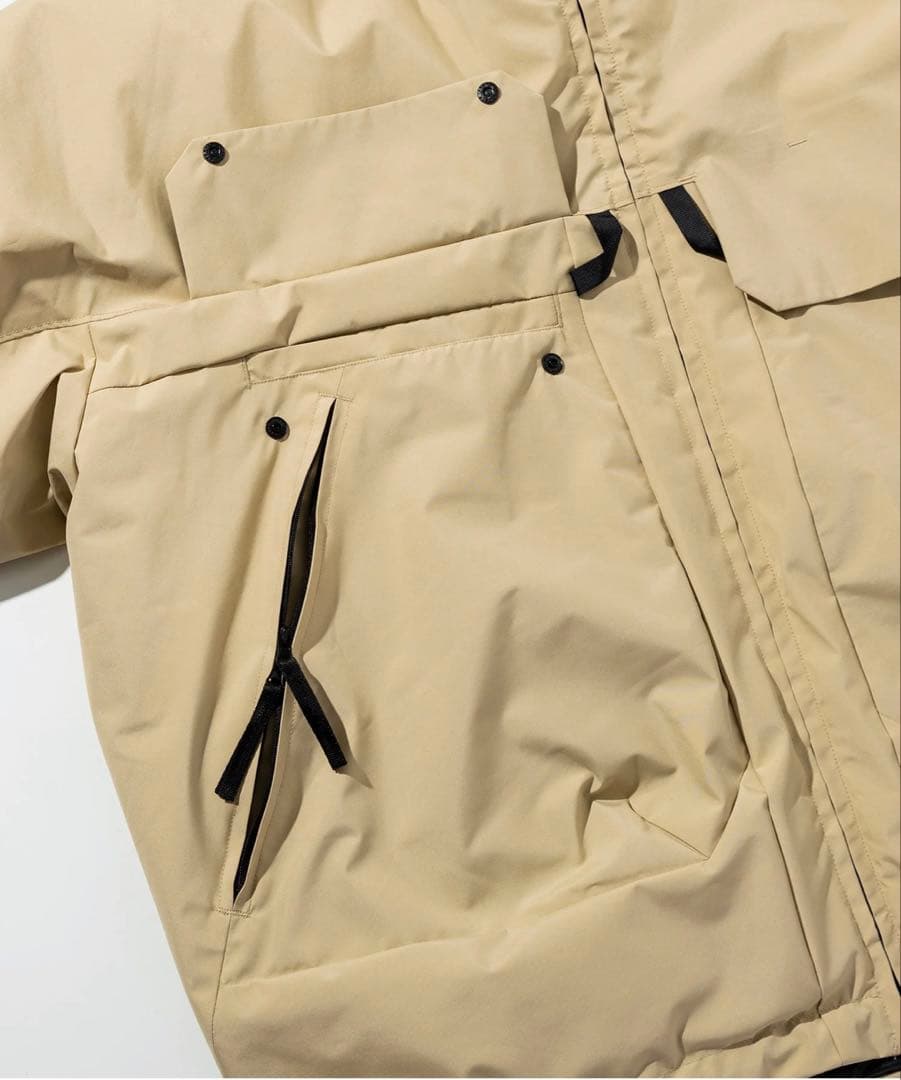 【最安】【美品】+phenix フィッシャーマンズダウンジャケット　ブラック　L