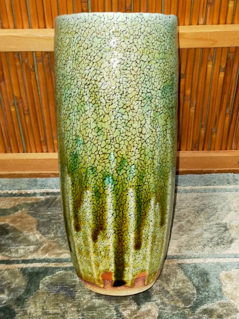 ♥未使用♥　花瓶　♥安藤百利行♥　共箱付き　カイラギ　花器