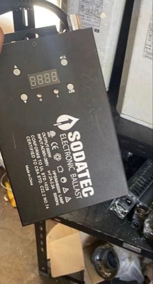 衣類乾燥機 sodatec electronic ballast 600w
