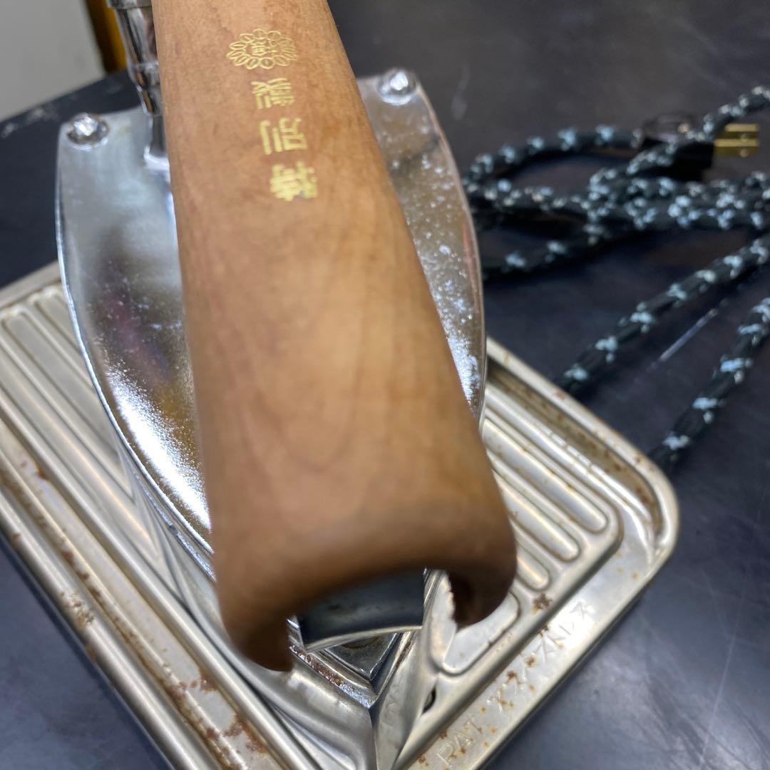 タキイ 6号アイロン 木製ハンドル　昭和　レトロ　 特別製 箱付き