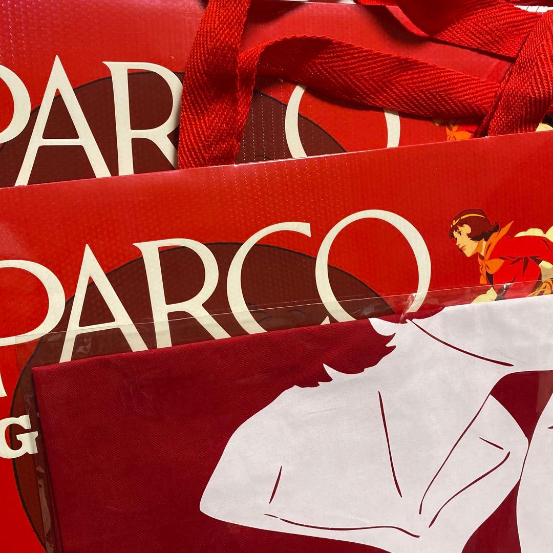 非売品　PARCO　パプリカ　紙袋2枚と扇子1個とトートバッグとノート　セット