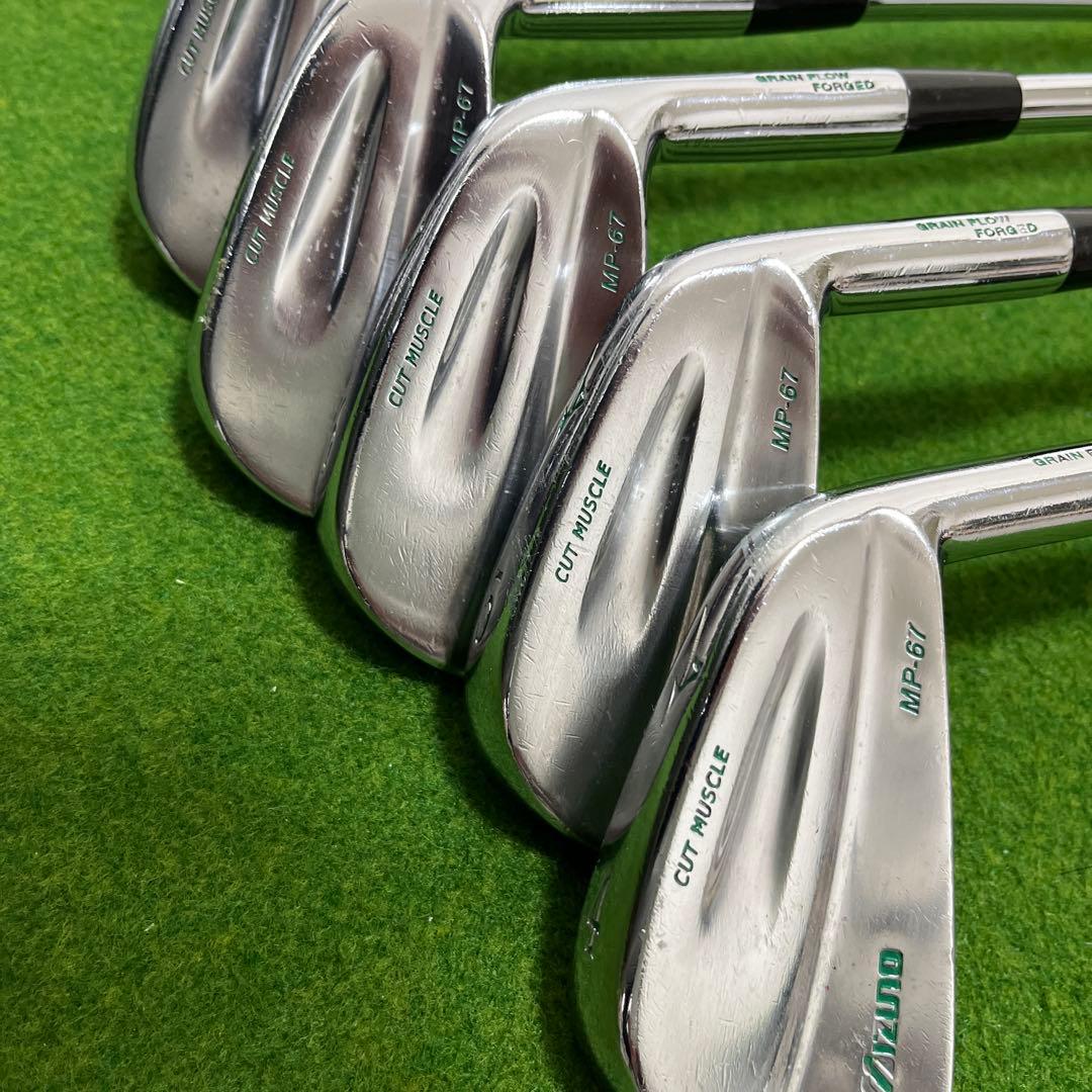 MIZUNO ミズノ MP-67 4〜P 7本 flex S グリップ交換済み