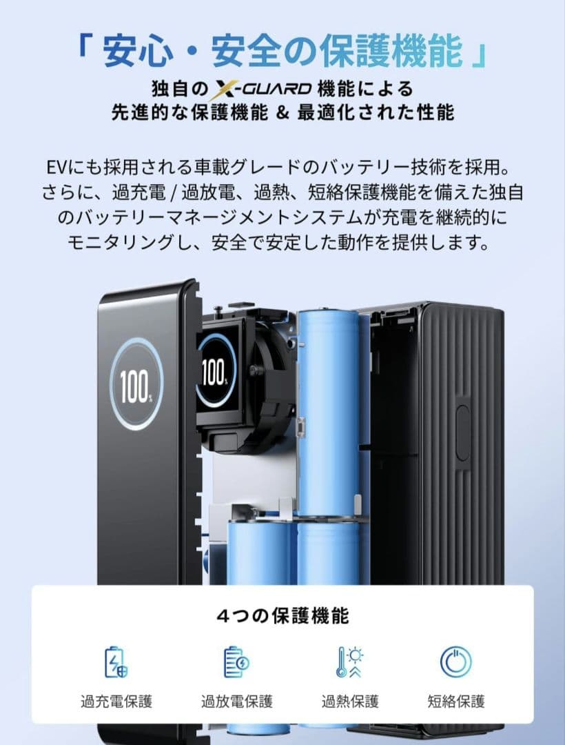 EcoFlow RAPID モバイルバッテリー 25,000mAh 170W