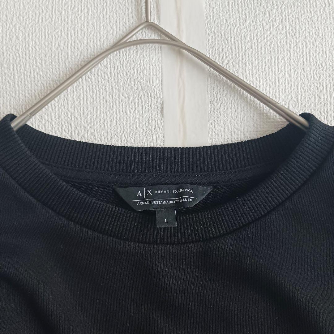 美品✨アルマーニエクスチェンジ スウェット ワンピース ひざ丈 ミニ Lサイズ