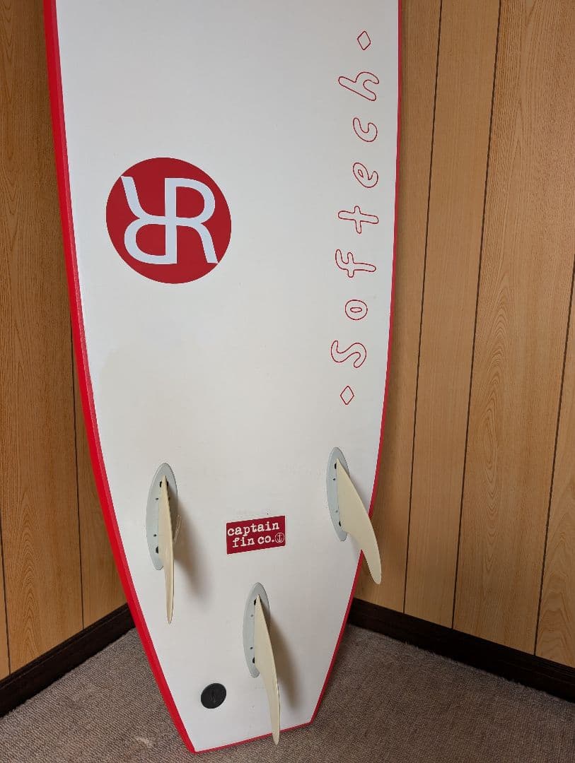 Softechソフテック　ソフトボード　7’7″ フィン付