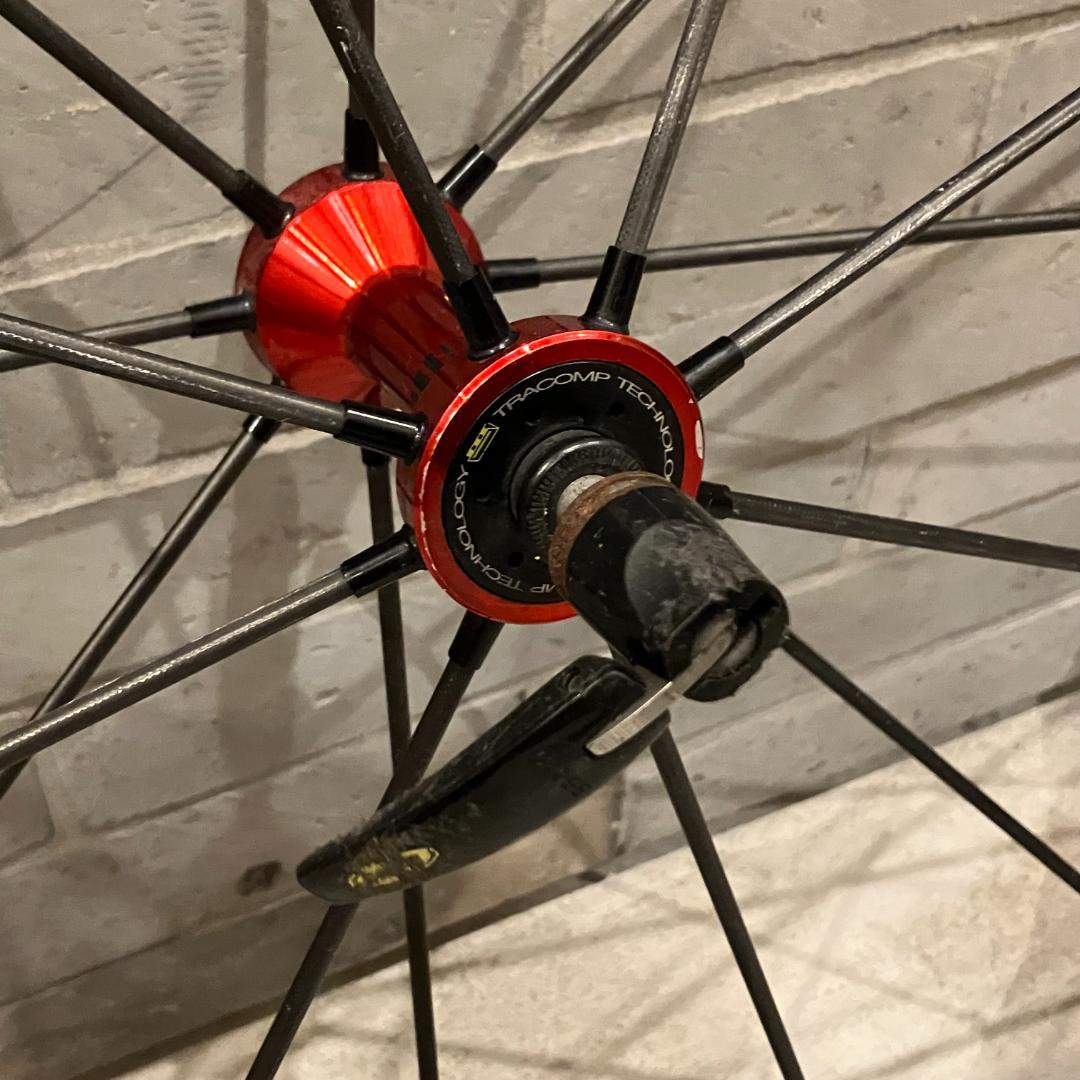 完組ホイール マビック スプロケット、タイヤ付き