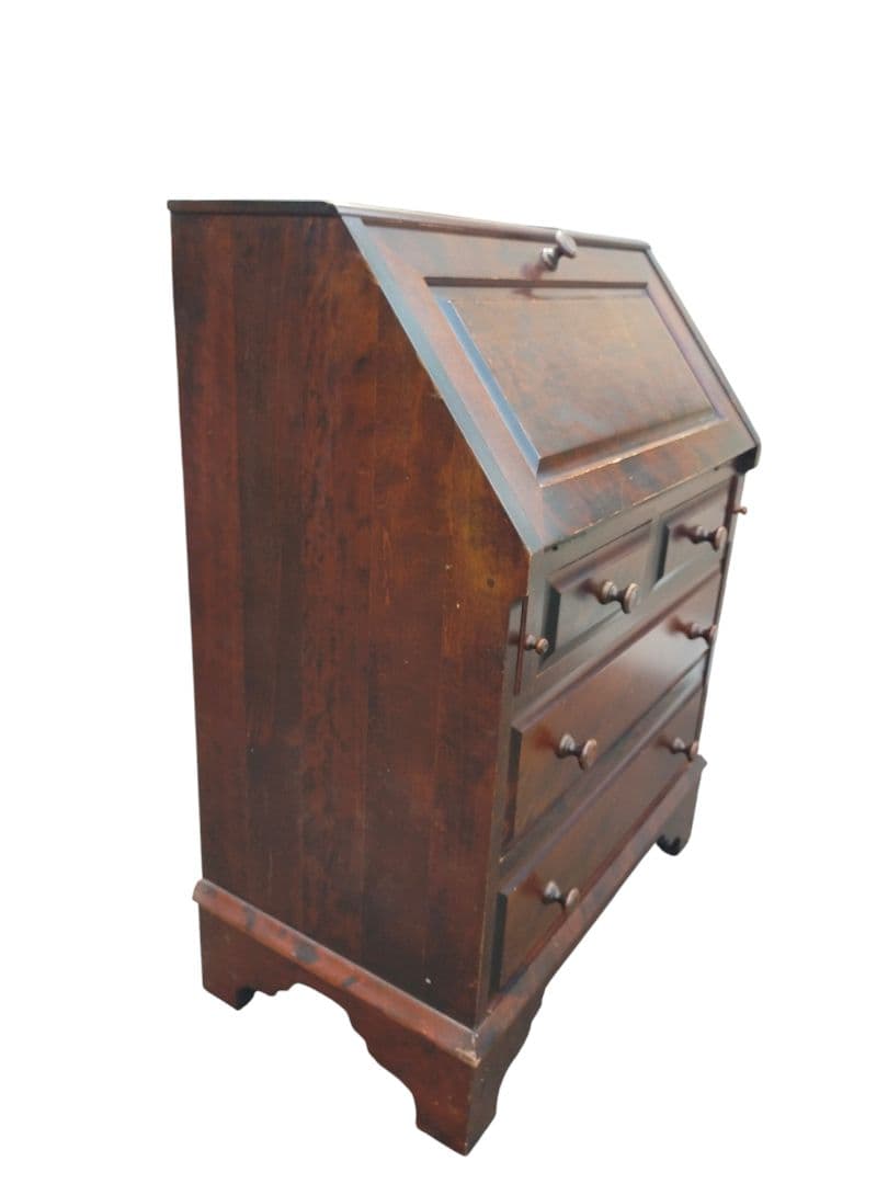 ☆北海道民芸家具☆アンティークライティングビューロー