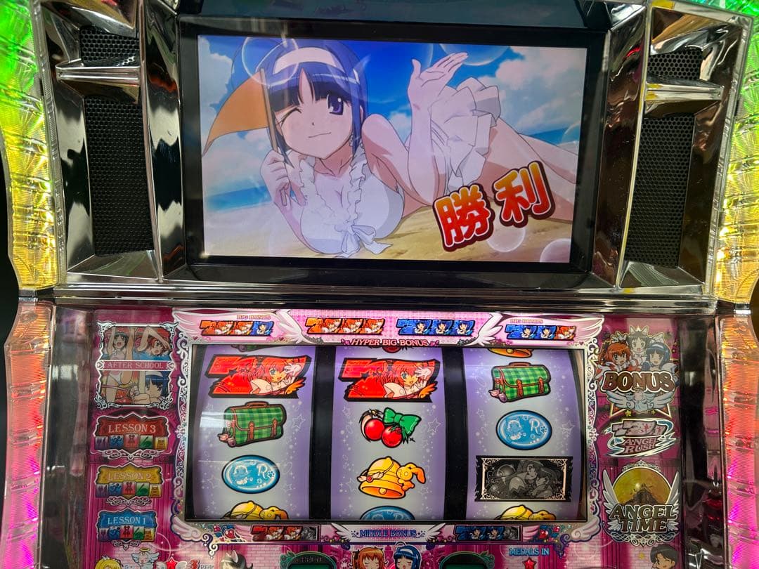 パチスロ実機　怪盗天使ツインエンジェル3