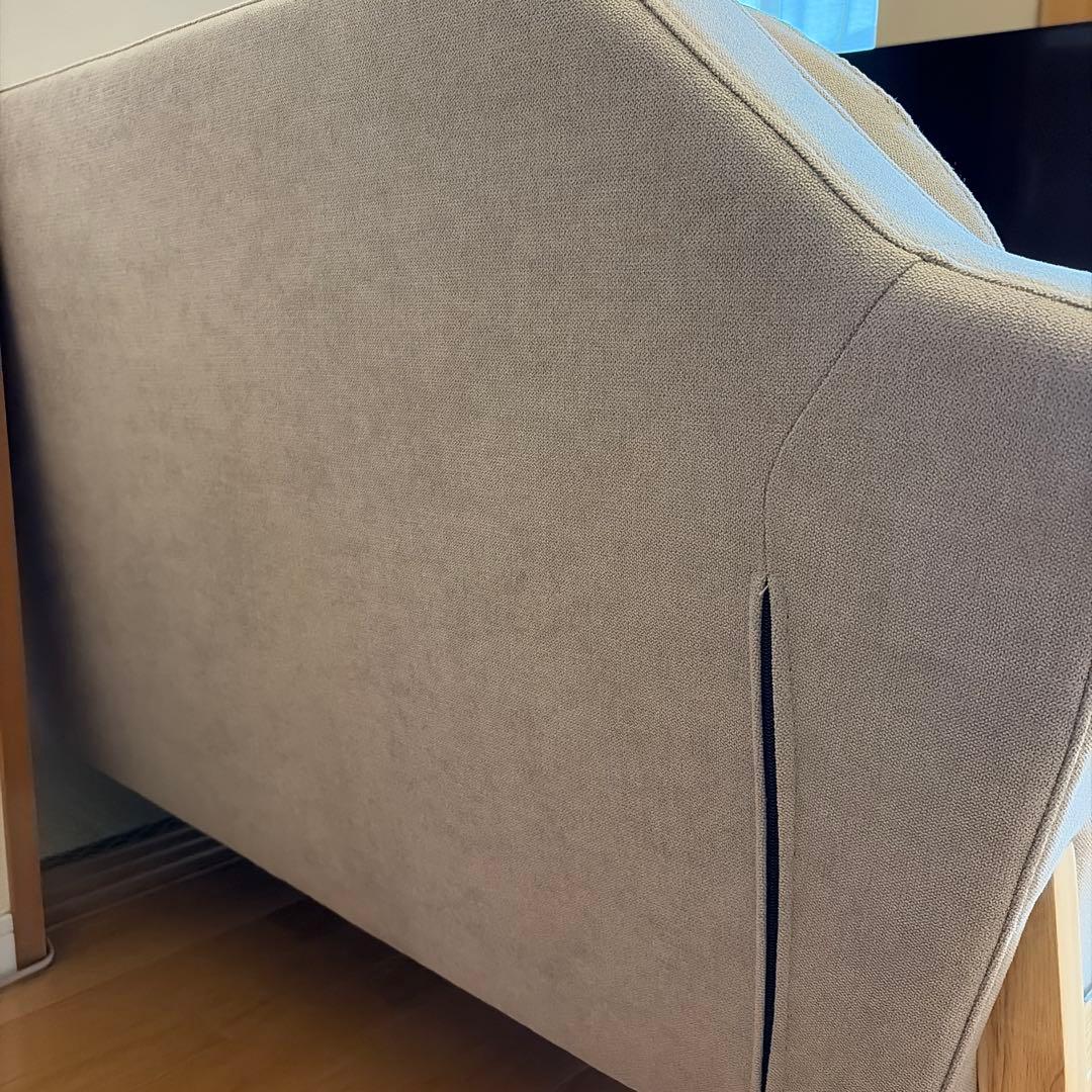 【美品】MODERNDECO モダンデコ ２人掛け 北欧 ソファ ライトグレー