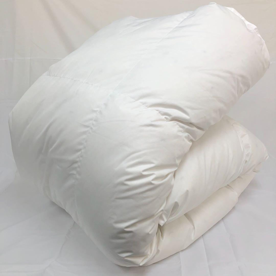 羽毛布団 シングル 大増量 ニューゴールド 白色 日本製150×210cm×2枚
