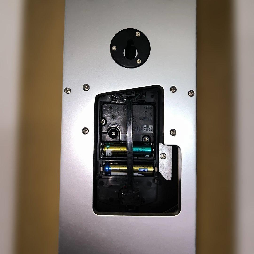 RHYTHM 振り子時計 木製「中古品」