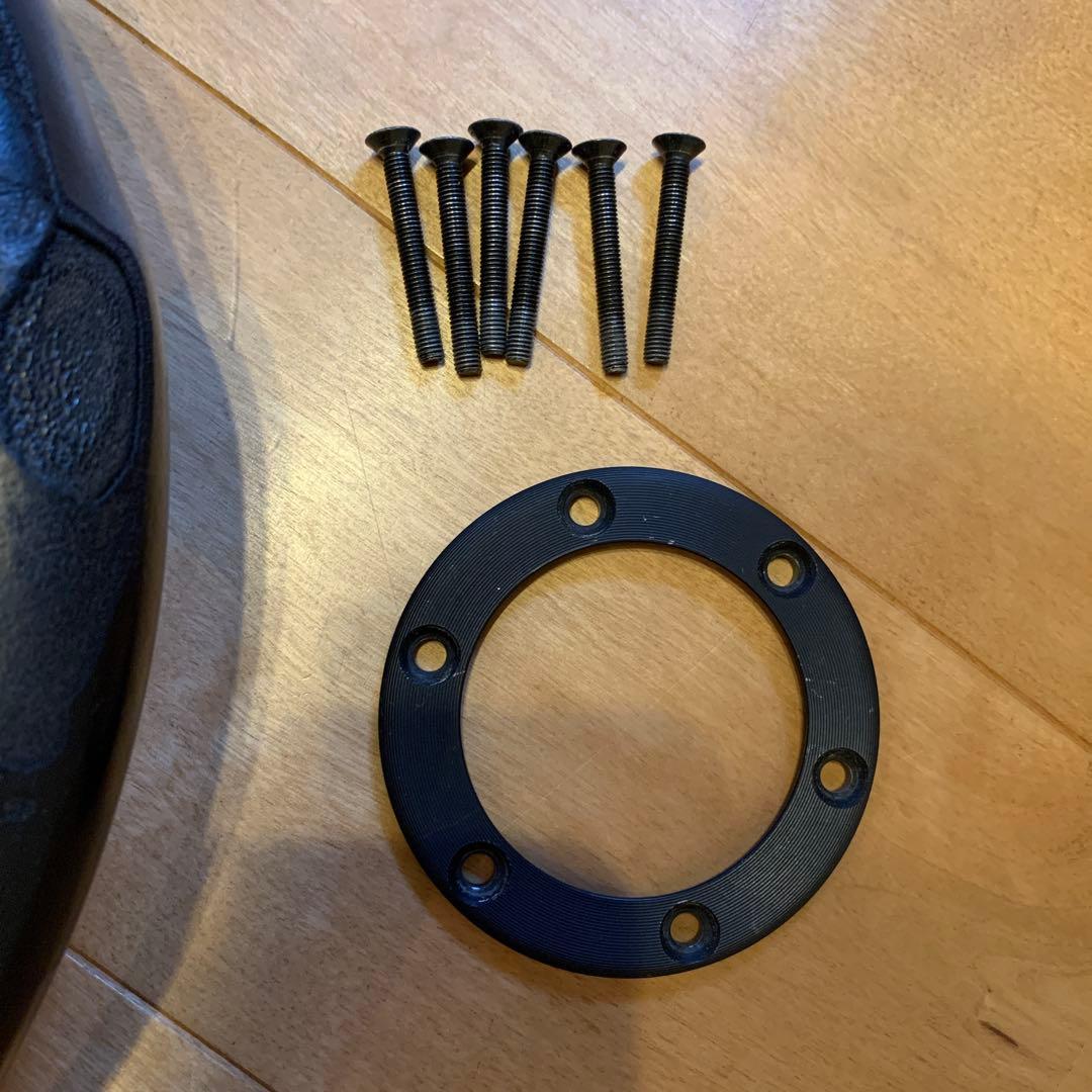 NARDI ND ステアリングホイール ブラック　レザー　Dタイプ