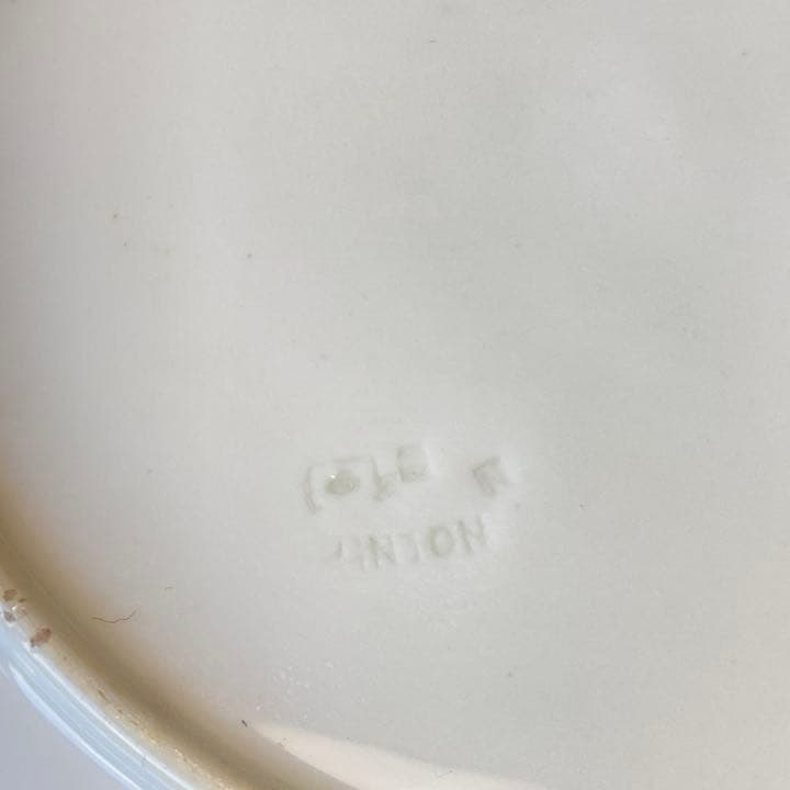 ミントン　バーガンディレッド　風景絵図飾皿　エナメル七宝金彩装飾　プレート　大皿