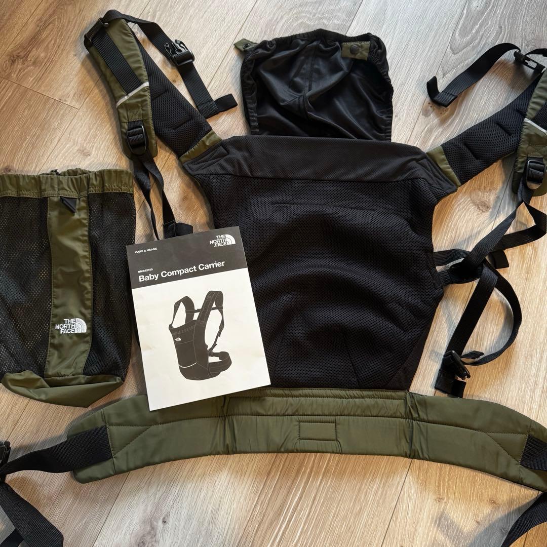 【極美品】THE NORTH FACE 抱っこ紐 ポーチ付 説明書付き
