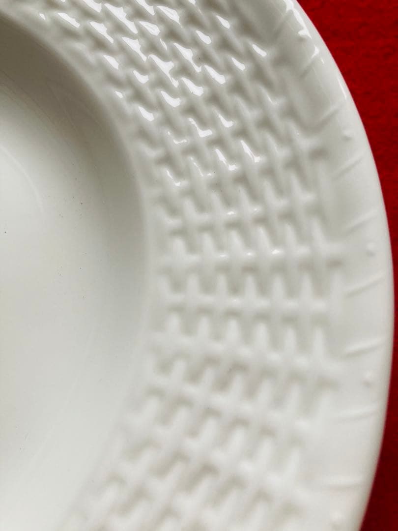 ウェッジウッド NANTUCKET 白　オーバル　楕円　大皿