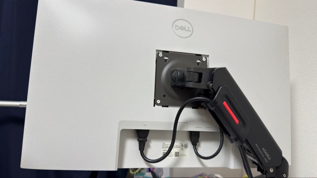 DELL ディスプレイ s2721QS 4k VESAマウント対応