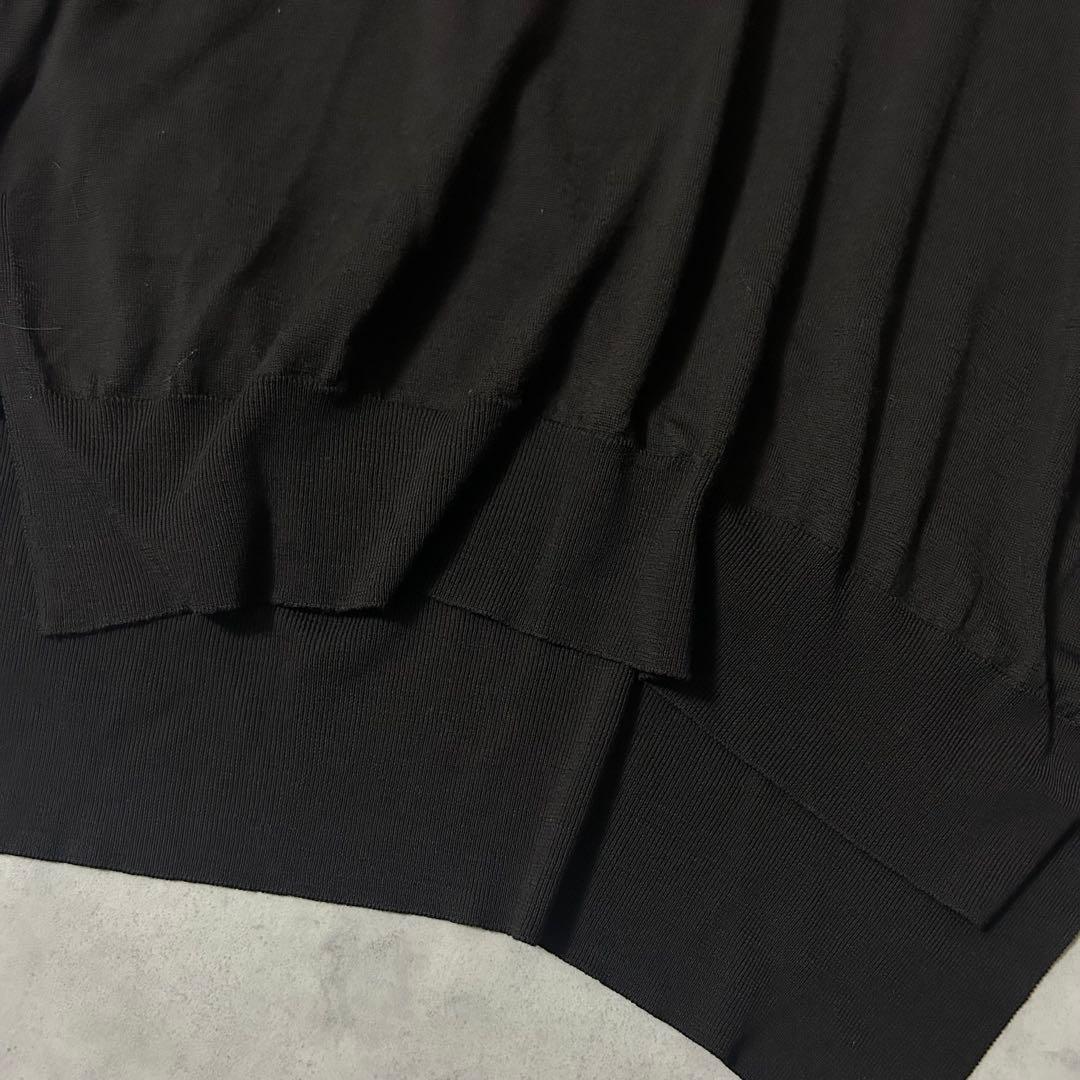 美品 ジョンスメドレー ニット ハイゲージ メリノウール　現行タグ ブラウン