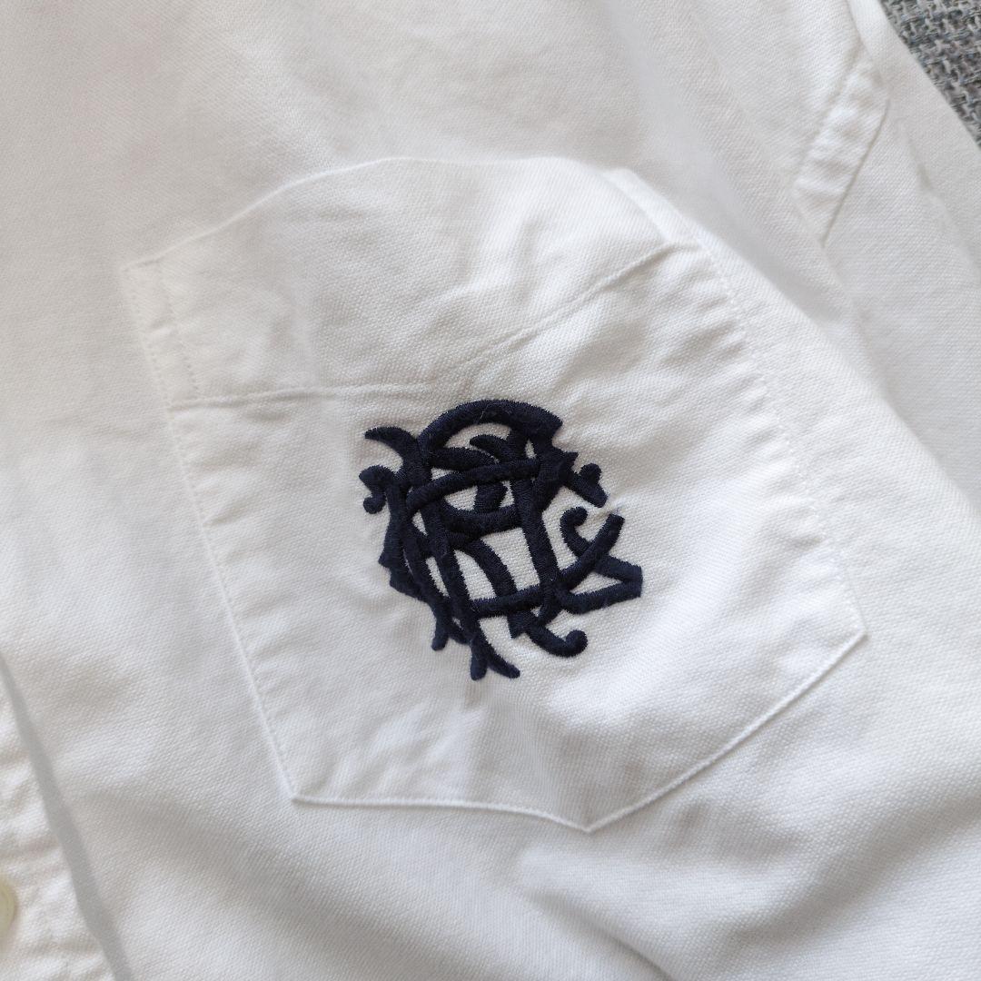 ラルフローレン　国内正規　オーバーサイズ　エンブレム刺繡　オックスフォードシャツ