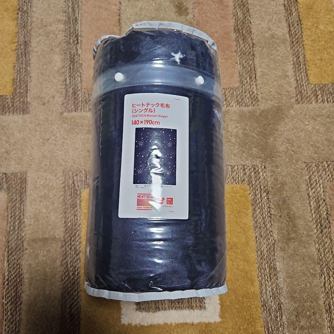 ユニクロ　ディズニーヒートテック毛布(シングル　)　新品