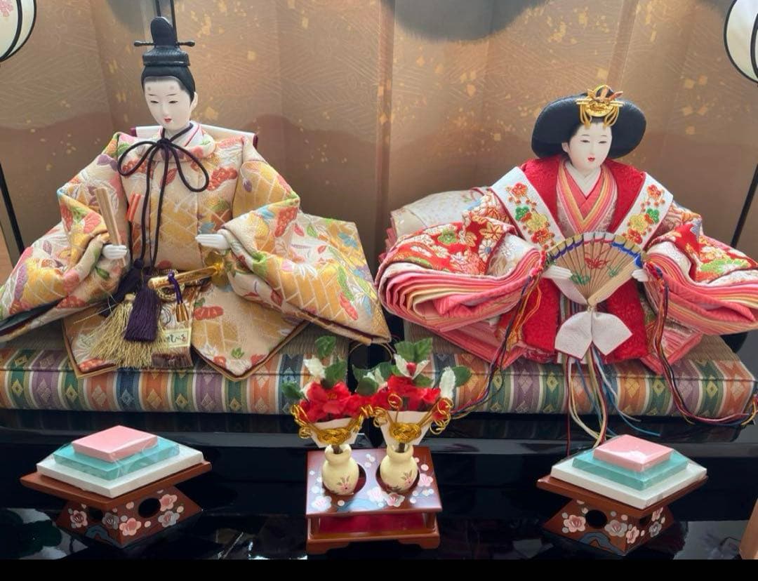 久月　雛人形　十二単　フルセット　説明書　美品