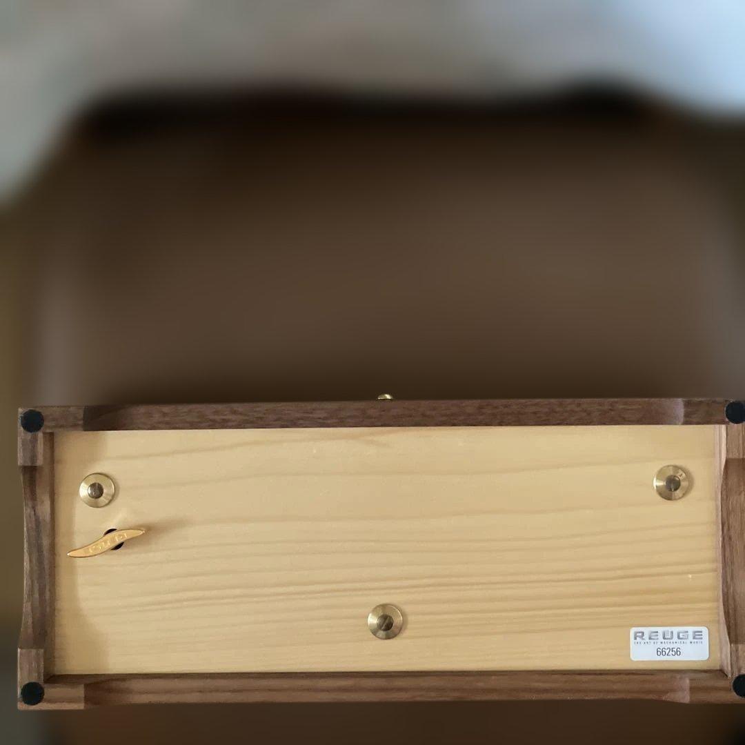リュージュ オルゴール144弁　曲目　カノン　共鳴箱おつけします。