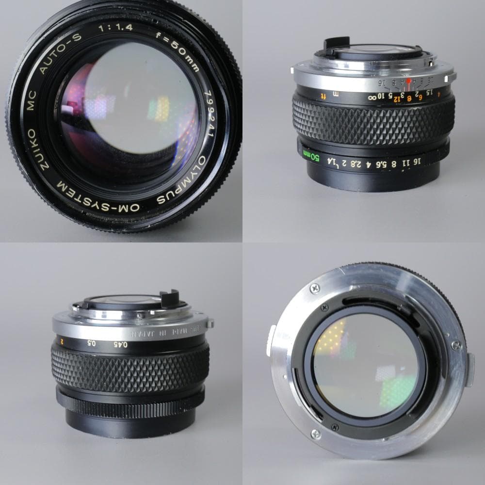 ☆完全動作☆良品箱付き☆オリンパス　OM-1　50mm　F1.4　＃202