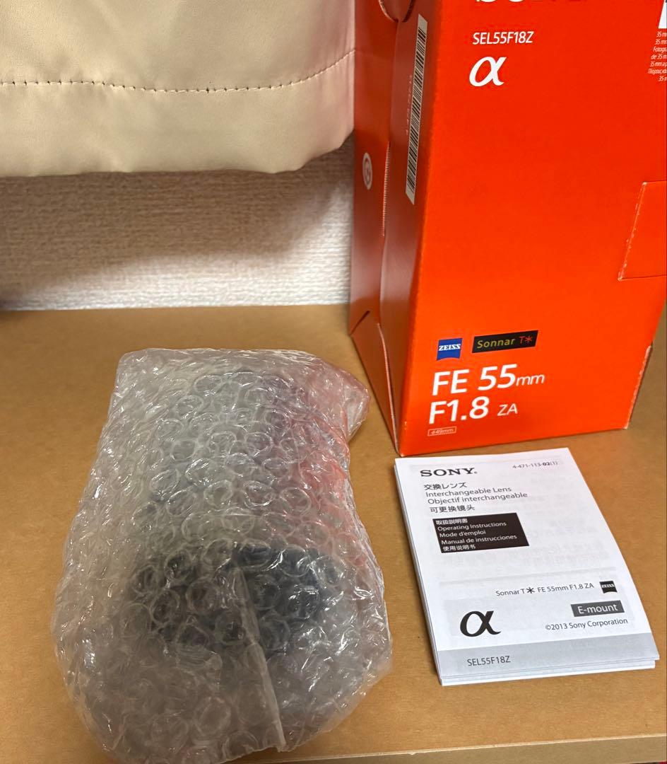 SONY sonnar T＊ FE 55mm F1.8 ZA プロテクター付き