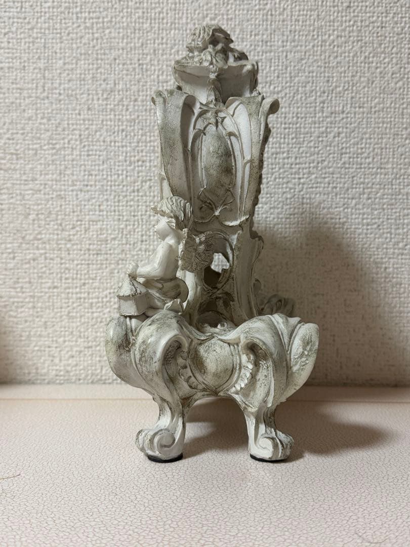 Richard Ward ロココアンティーク天使の彫刻付き置時計